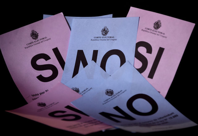 Tras escrutinio final del referéndum, el no superó el 50% de los votos válidos